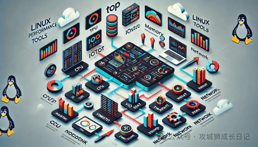 服务器卡顿？这张Linux性能调优全景图帮你找出真凶！